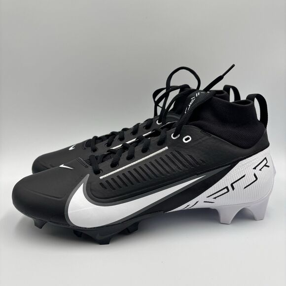 Size 11 Nike Vapor Edge Pro 360 2 Black White Football Cleats Mens DA5456-001 main image 6
